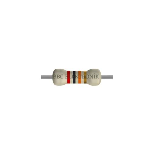 20 KOhm 1/4 Watt Direnç - Resistor, 22K