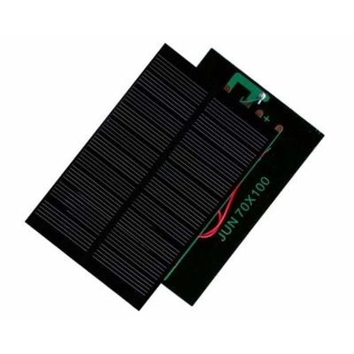 6V 100mA Güneş Paneli Solar Panel 70x100mm