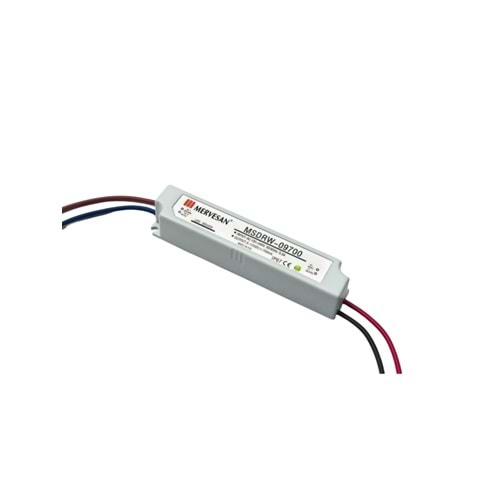 12-24V 350 mA. 8.4W LED Sürücü SMPS IP-67, Sabit Akım Led Driver MTD-09-350İ Mervesan