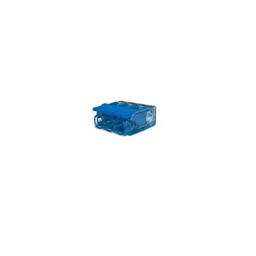 PC-623 Mandallı Klemens 3lü Mavi Renk ( Vago Tip ) 20A/300V
