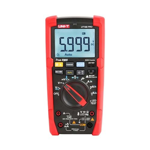 UT18B Pro True RMS Dijital Multimetre UNI-T
