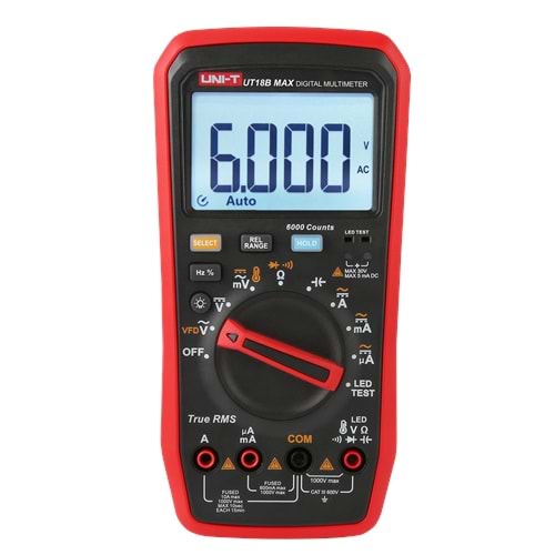 UT18B Max True RMS Dijital Multimetre UNI-T