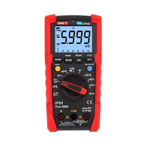 UT191E IP65 True RMS Profesyonel Djital Multimetre UNI-T