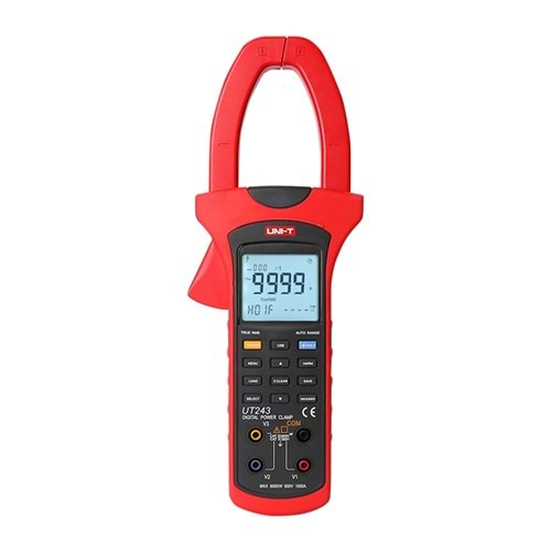 UT243 1000A AC Güç ve Harmonik Dijital Pens Ampermetre UNI-T