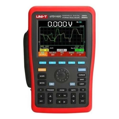UTD1102C El Tipi Dijital Osiloskop 100 MHz UNI-T