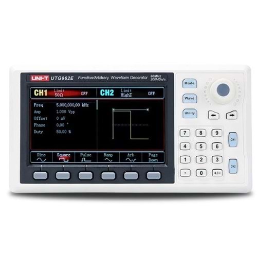 UTG962E Çift Kanal 60MHz Sinyal Jeneratörü UNI-T