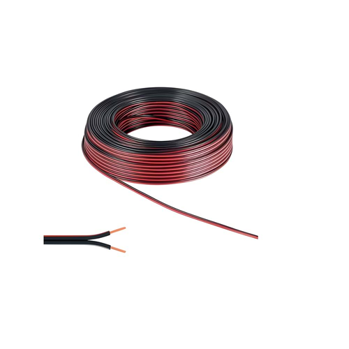 2x0.34mm TTR Kablo Çok Damarlı, Kırmızı-Siyah Hanoğlu