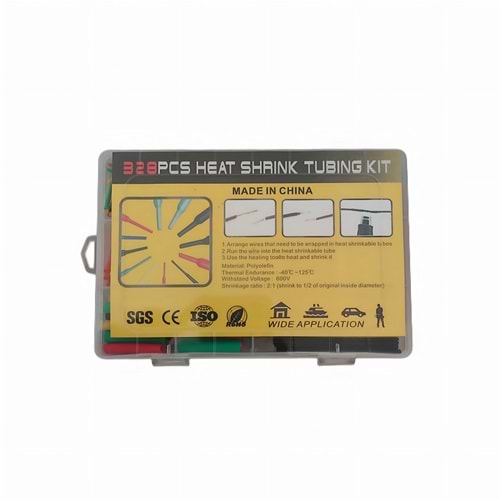 328 Çeşit Renkli Makaron Seti Kutulu