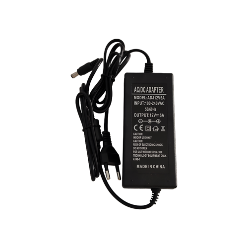 12V 5A Masa Tip Plastik Kasa Adaptör 5.5x2.5mm