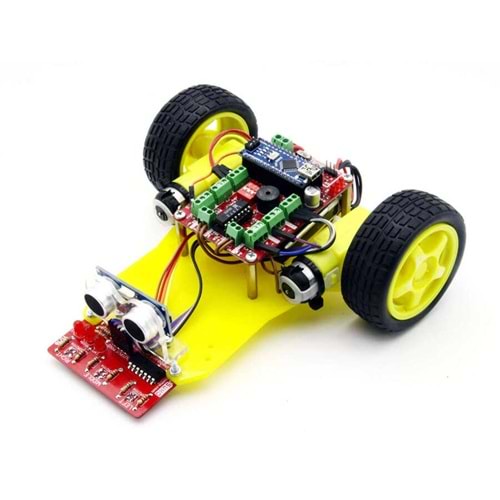 DuoBot Çizgi İzleyen ve Engelden Kaçan Robot (Montajlı)