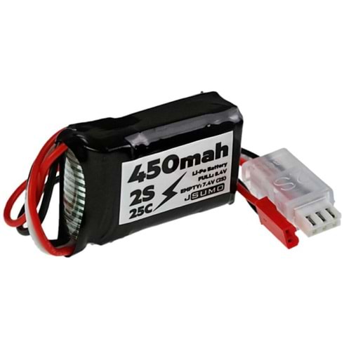 7.4V 2S Lipo Batarya 450mAh 25C - 2S Lipo Pil