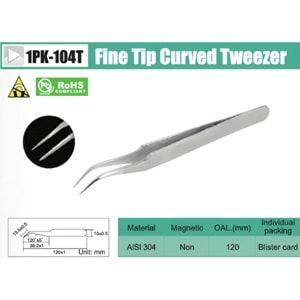 1PK-104T Cımbız Eğri Uçlu Proskit