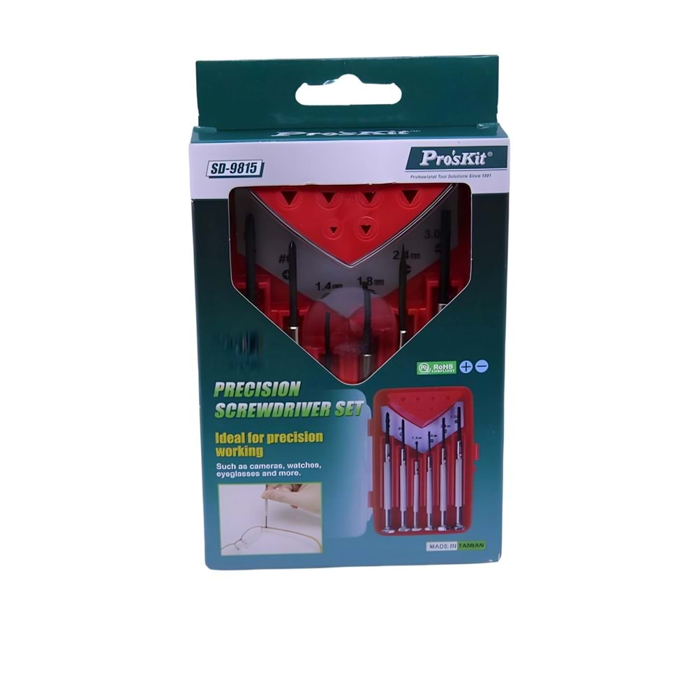 SD-9815 6 Parça Hassas Tornavida Seti Proskit