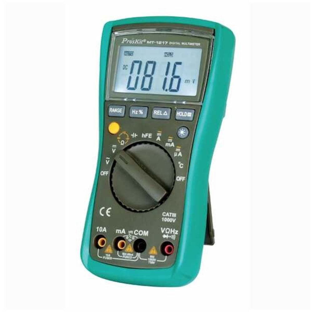 MT-1217 3 3/4 Auto Range TRUE RMS Dijital Multimeter - Ölçü Aleti Proskit