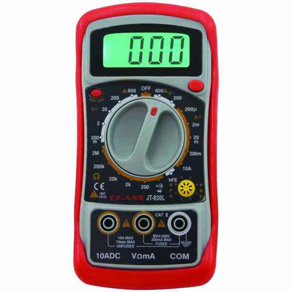 JT-830L Digital Multimetre - Ölçü Aleti Class