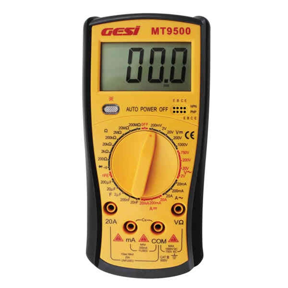 MT-9500 Dijital Multimetre - Ölçü Aleti Gesi