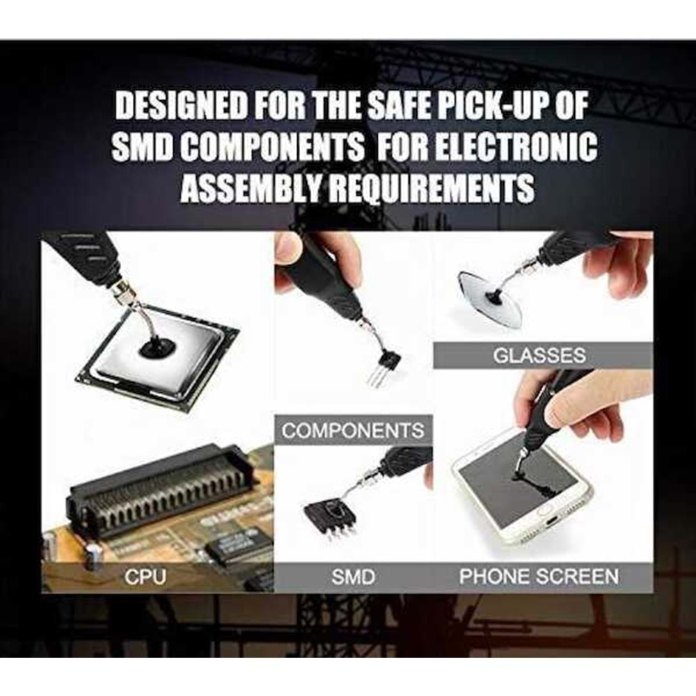 MS-B126 Smd Vakumlu Entegre Tutucu Pilli Proskit