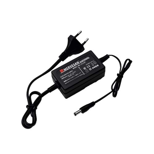 12V 1A 15W Masa Üstü Adaptör MT-1512DT Mervesan