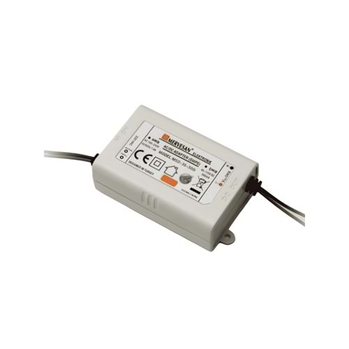 45-115VDC 300 mA. 35W LED Sürücü SMPS IP-30, Sabit Akım Led Driver MSD-35-300i Mervesan