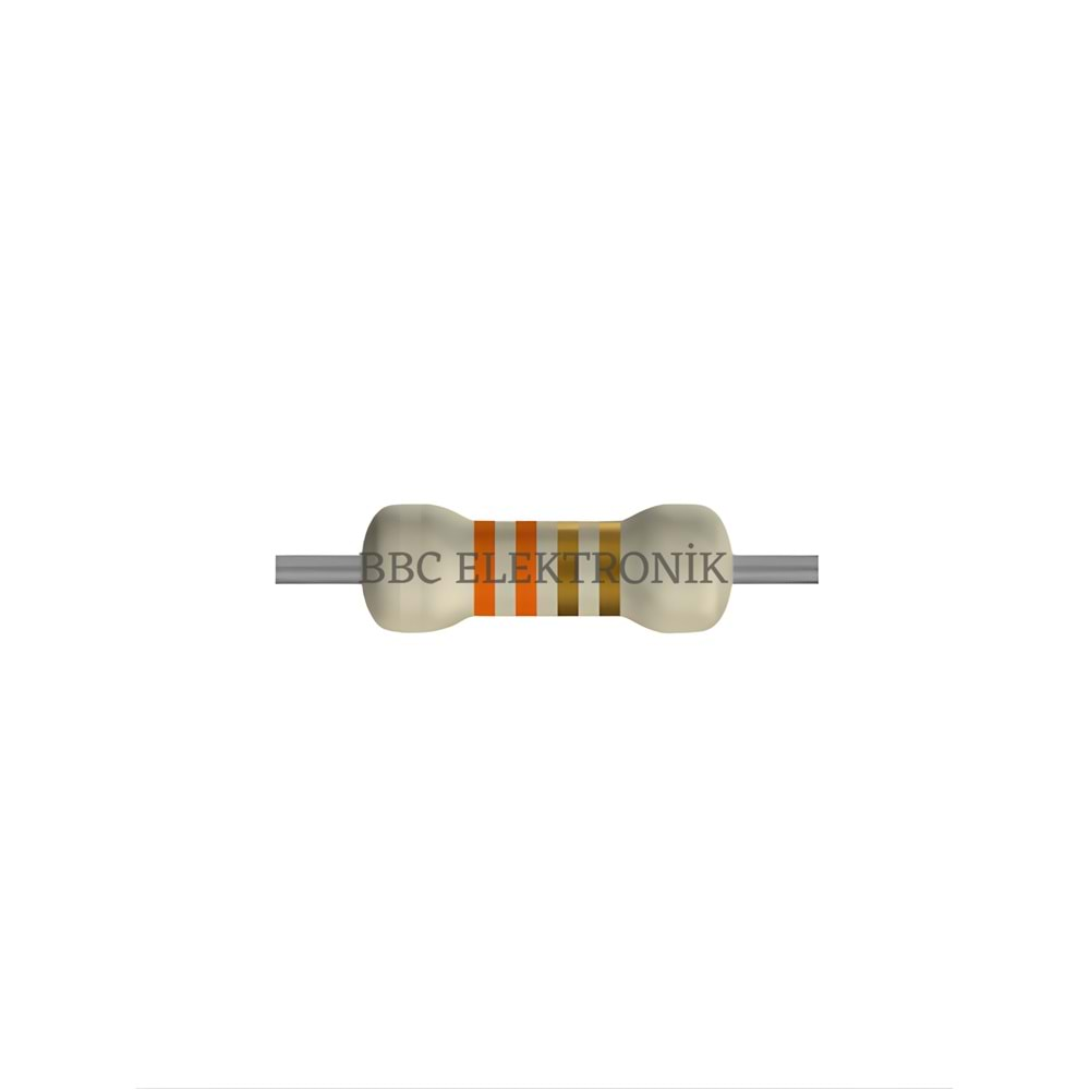 3.3 Ohm 1/4 Watt Direnç - Resistor, 3R3