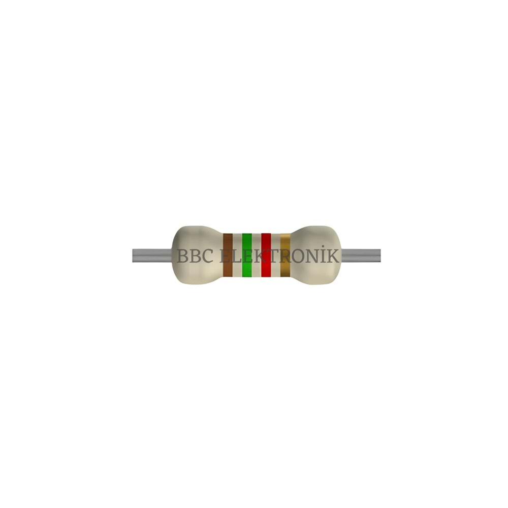 1.5 KOhm 1/4 Watt Direnç - Resistor, 1K5