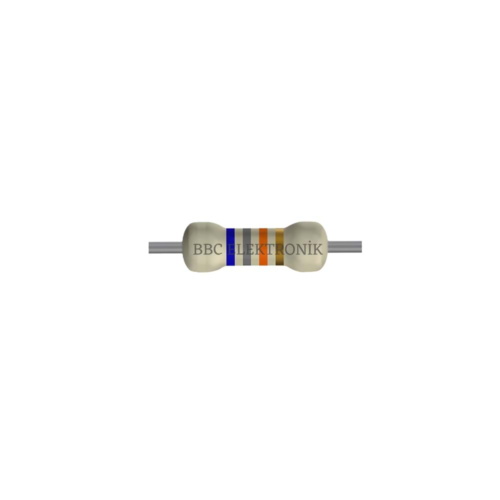 68 KOhm 1/4 Watt Direnç - Resistor, 68K