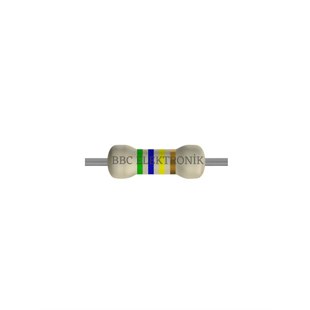 560 KOhm 1/4 Watt Direnç - Resistor, 560K