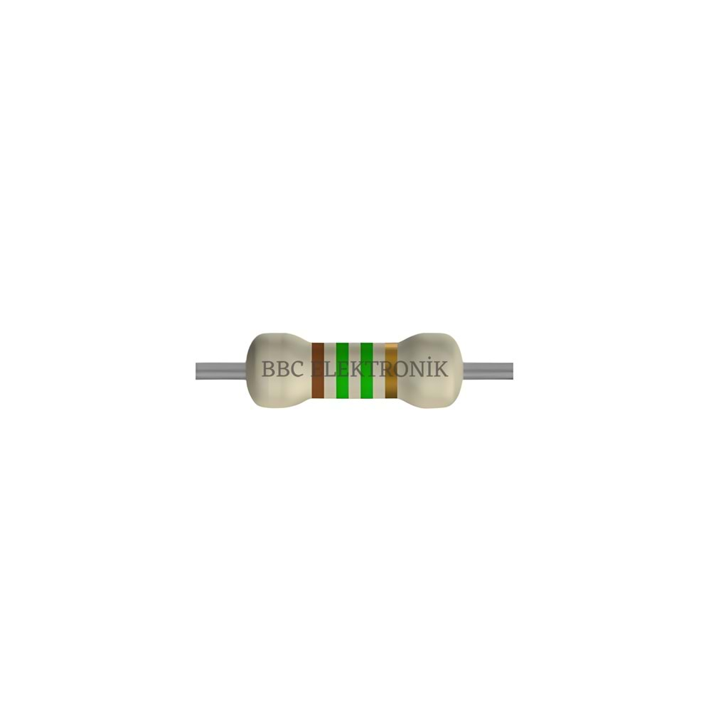 1.5 MOhm 1/4 Watt Direnç - Resistor, 1M5