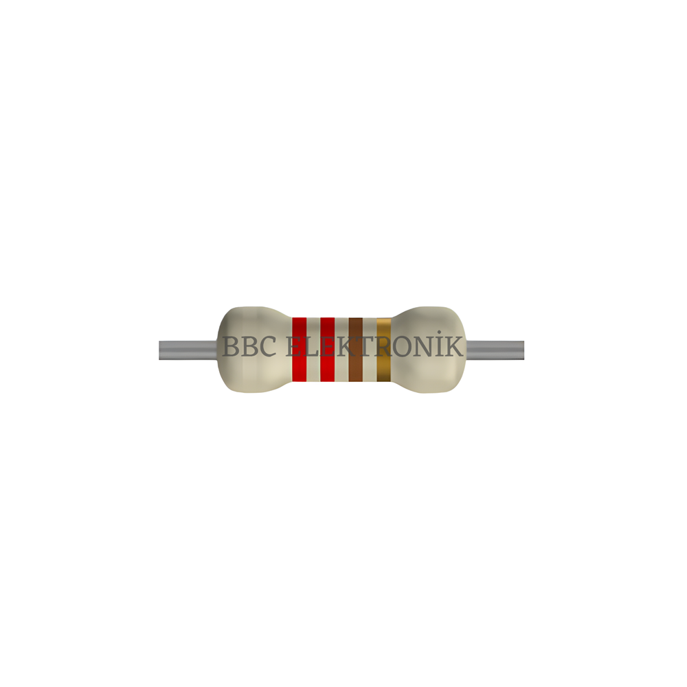 220 Ohm 1 Watt Direnç - Resistor, 220R