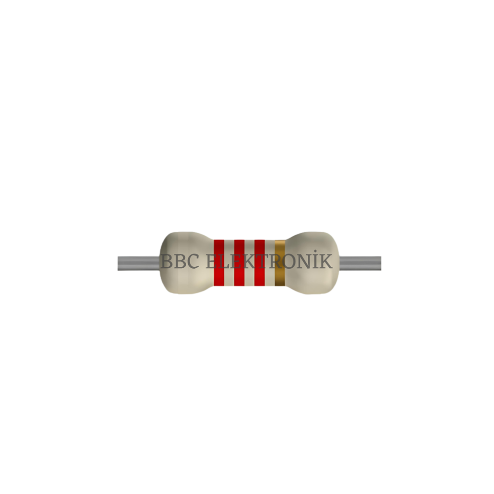 2.2 KOhm 1 Watt Direnç - Resistor, 2K2