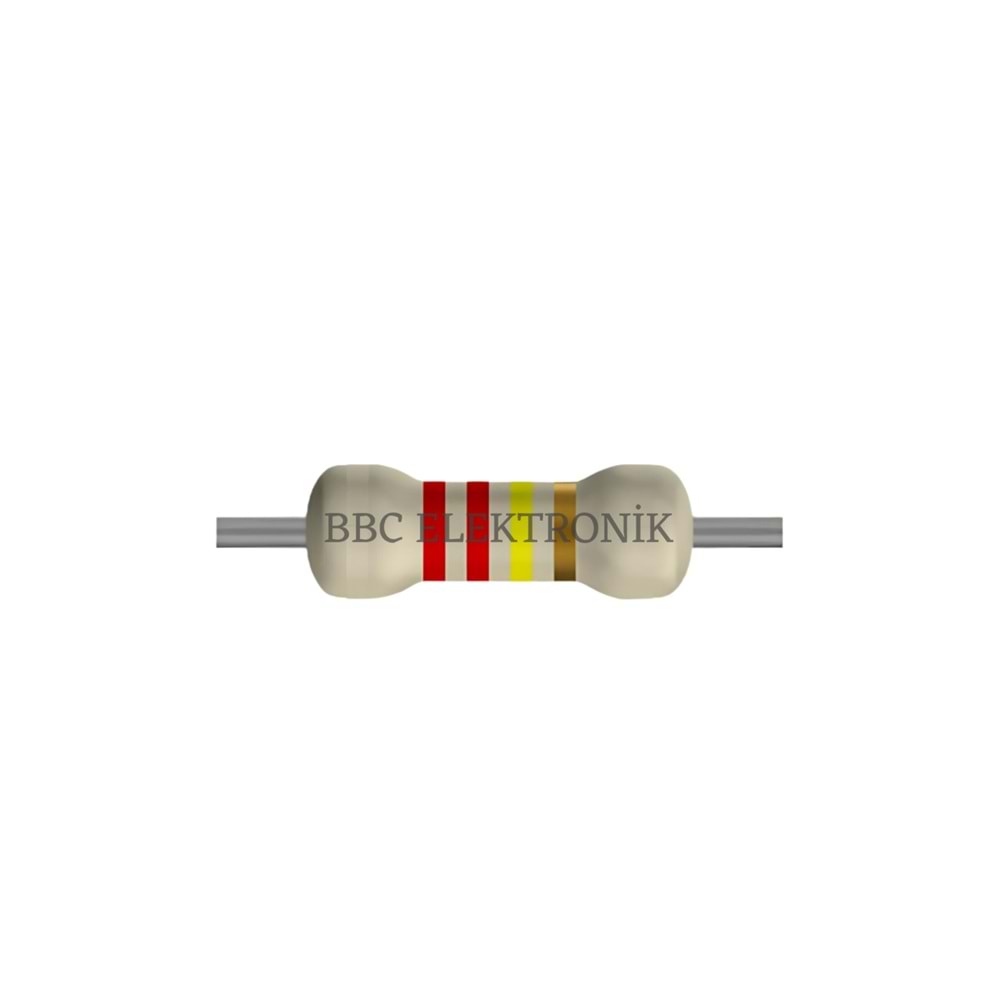 220 KOhm 1 Watt Direnç - Resistor, 220K
