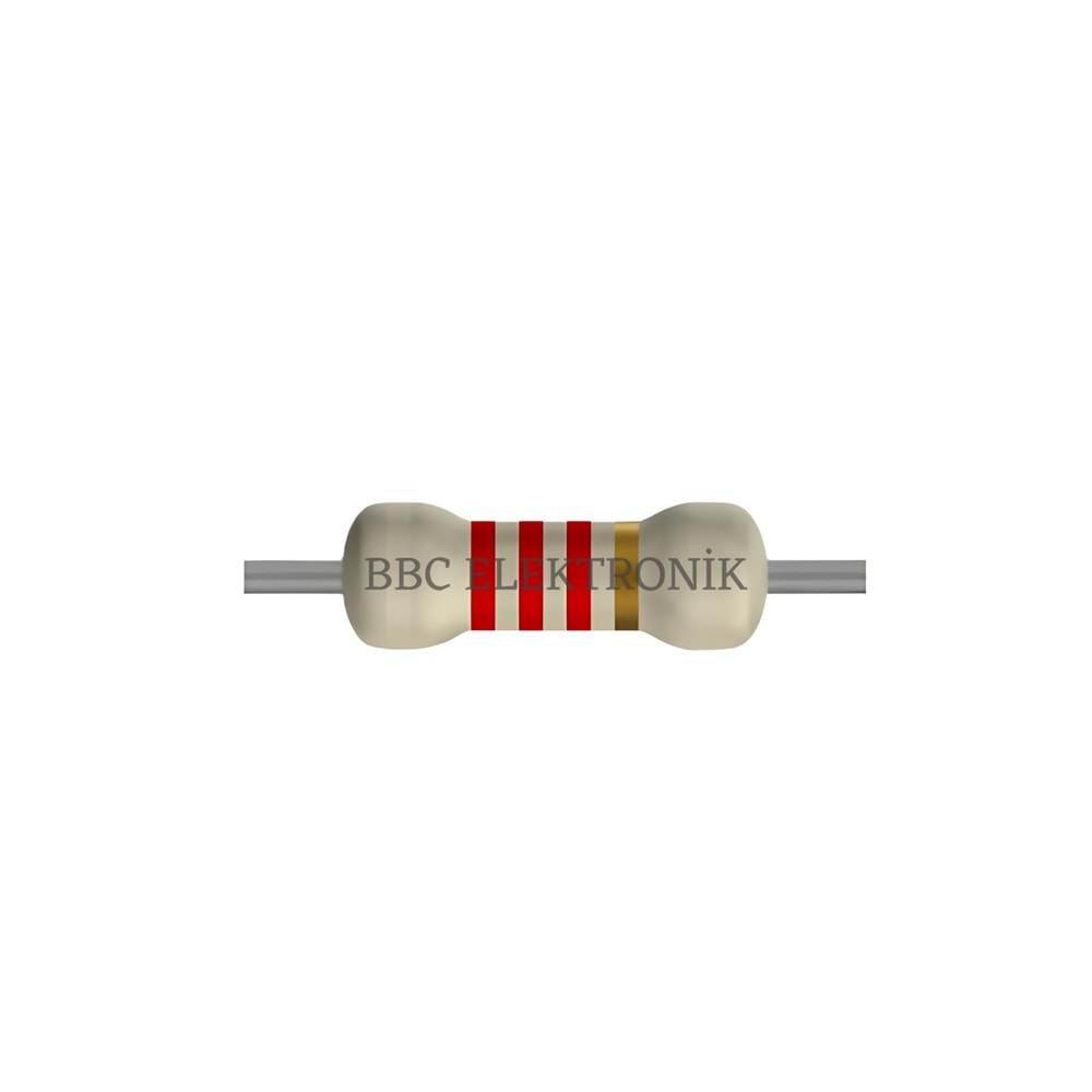 2.2 KOhm 2 Watt Direnç - Resistor, 2K2