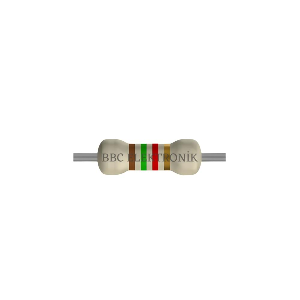 1.5 KOhm 2 Watt Direnç - Resistor, 1K5