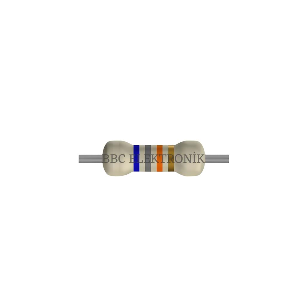 68 KOhm 2 Watt Direnç - Resistor, 68K