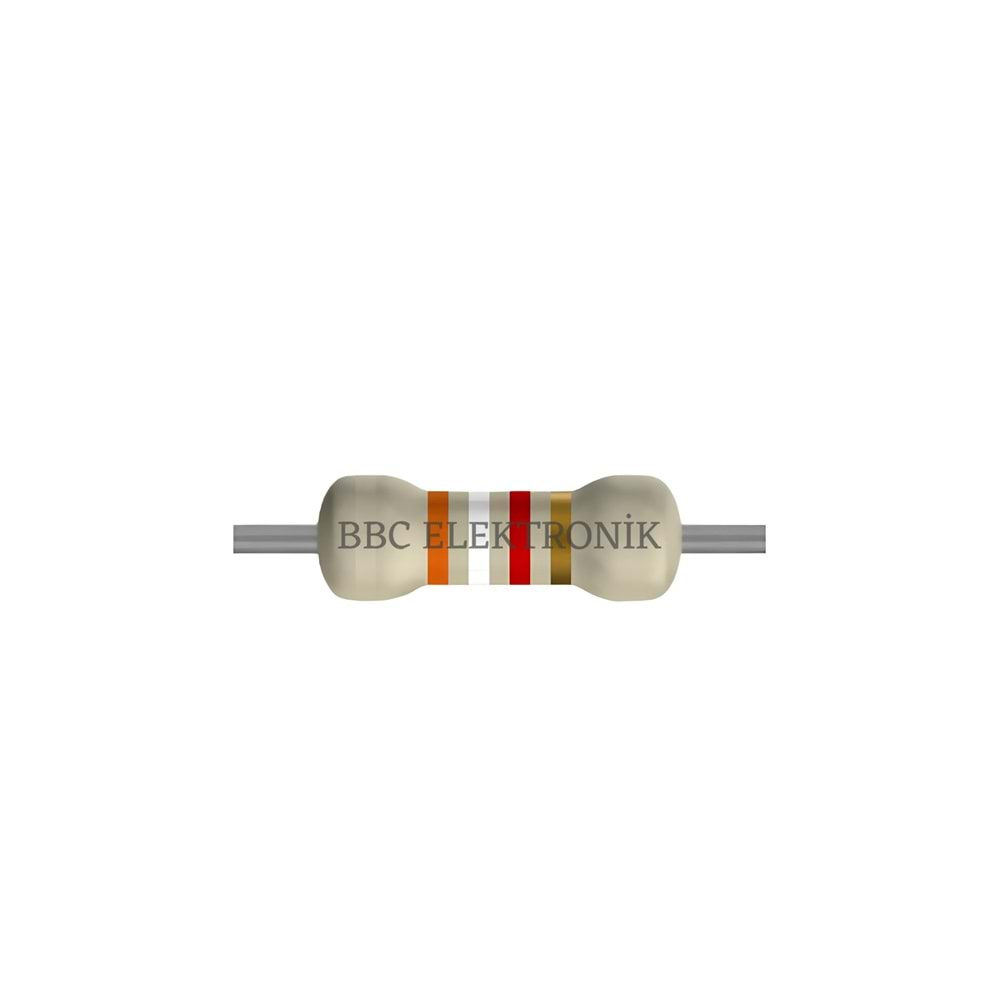 3.9 KOhm 2 Watt Direnç - Resistor, 3K9