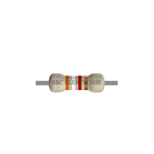 3.9 KOhm 2 Watt Direnç - Resistor, 3K9