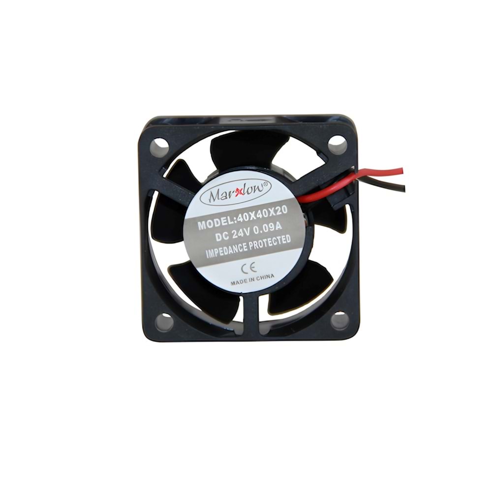 Fan 40X40X20 DC 24 Volt 2 Pin Marxlow