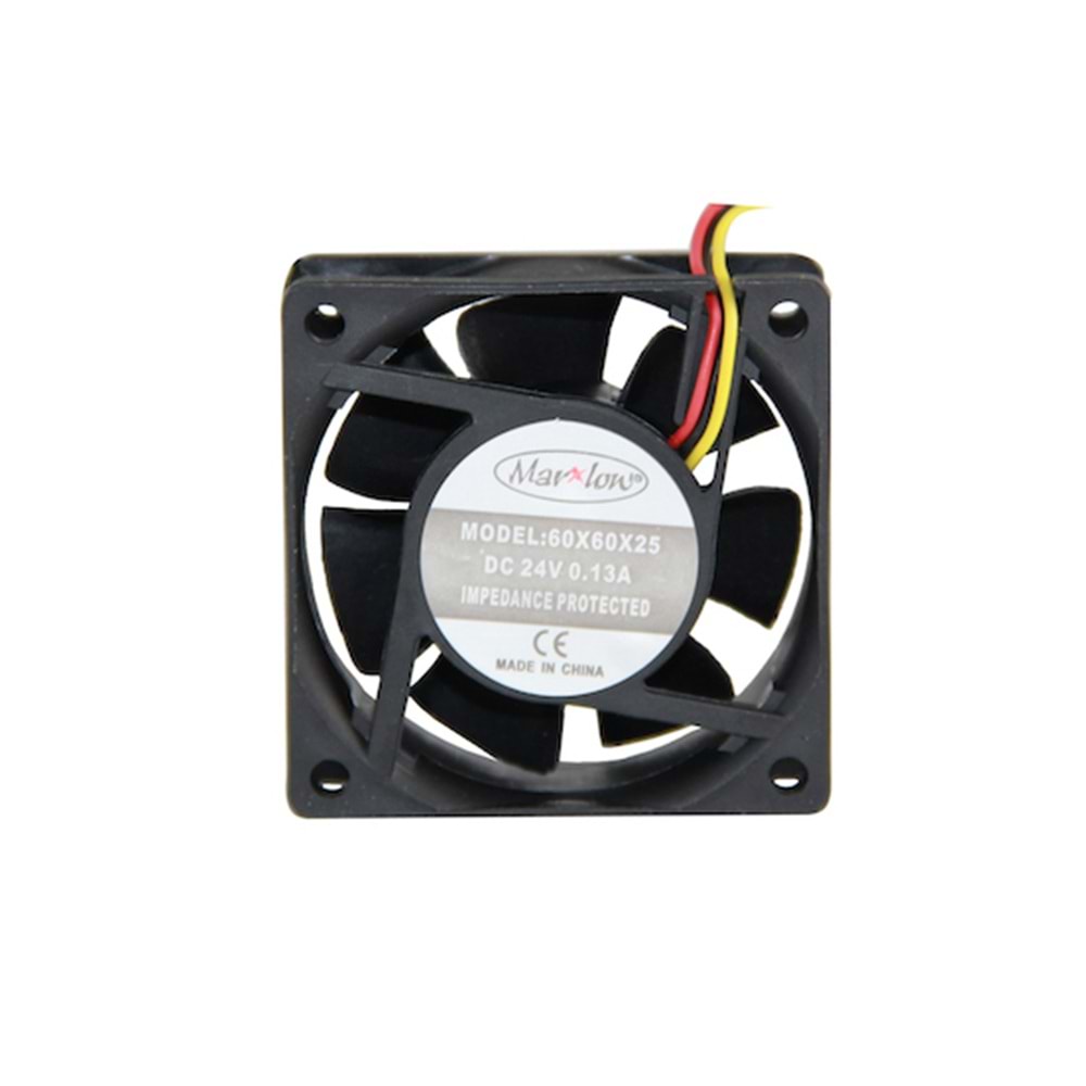 Fan 60X60X25 DC 24 Volt 3 Pin Marxlow