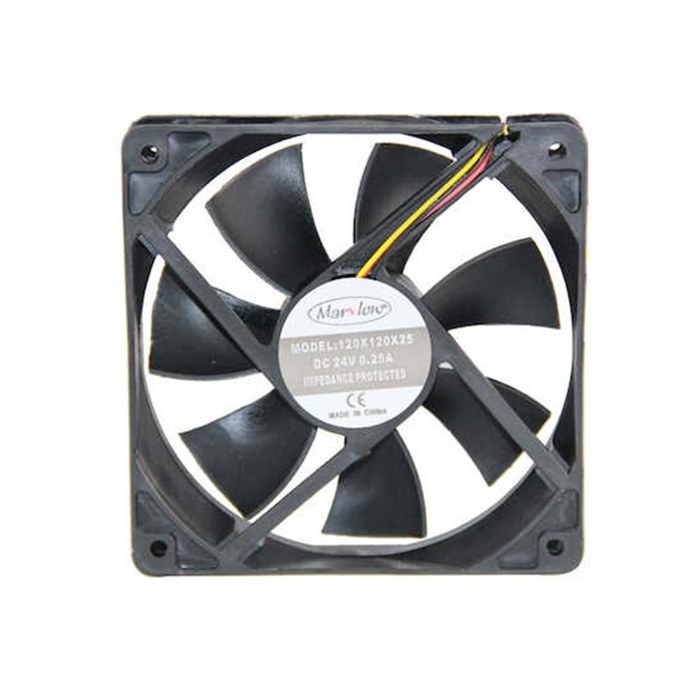 Fan 120X120X25 DC 24 Volt 3 Pin Marxlow