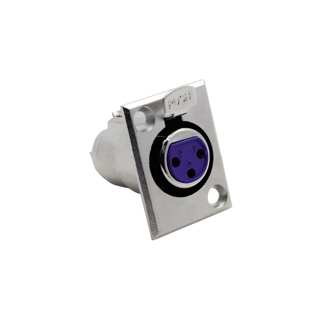 Canon Şase Dişi Fiş, XLR 3 Pin Dişi Metal Şase
