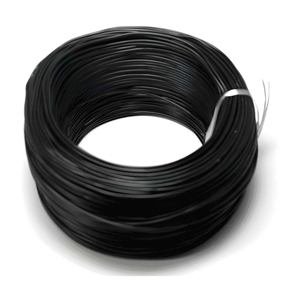 0.75mm NYAF Kablo Çok Damarlı (Siyah) Hanoğlu
