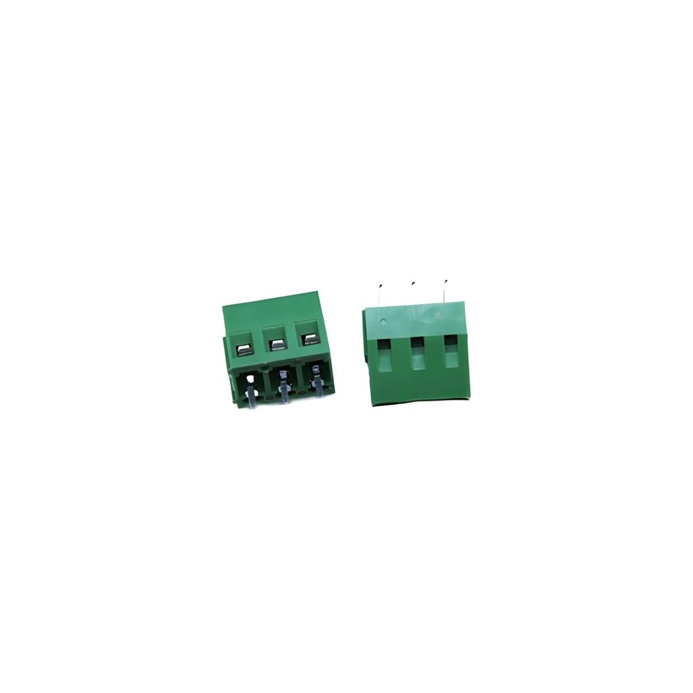 3 Pin No1 Klemens 5.08mm Yeşil Klemens