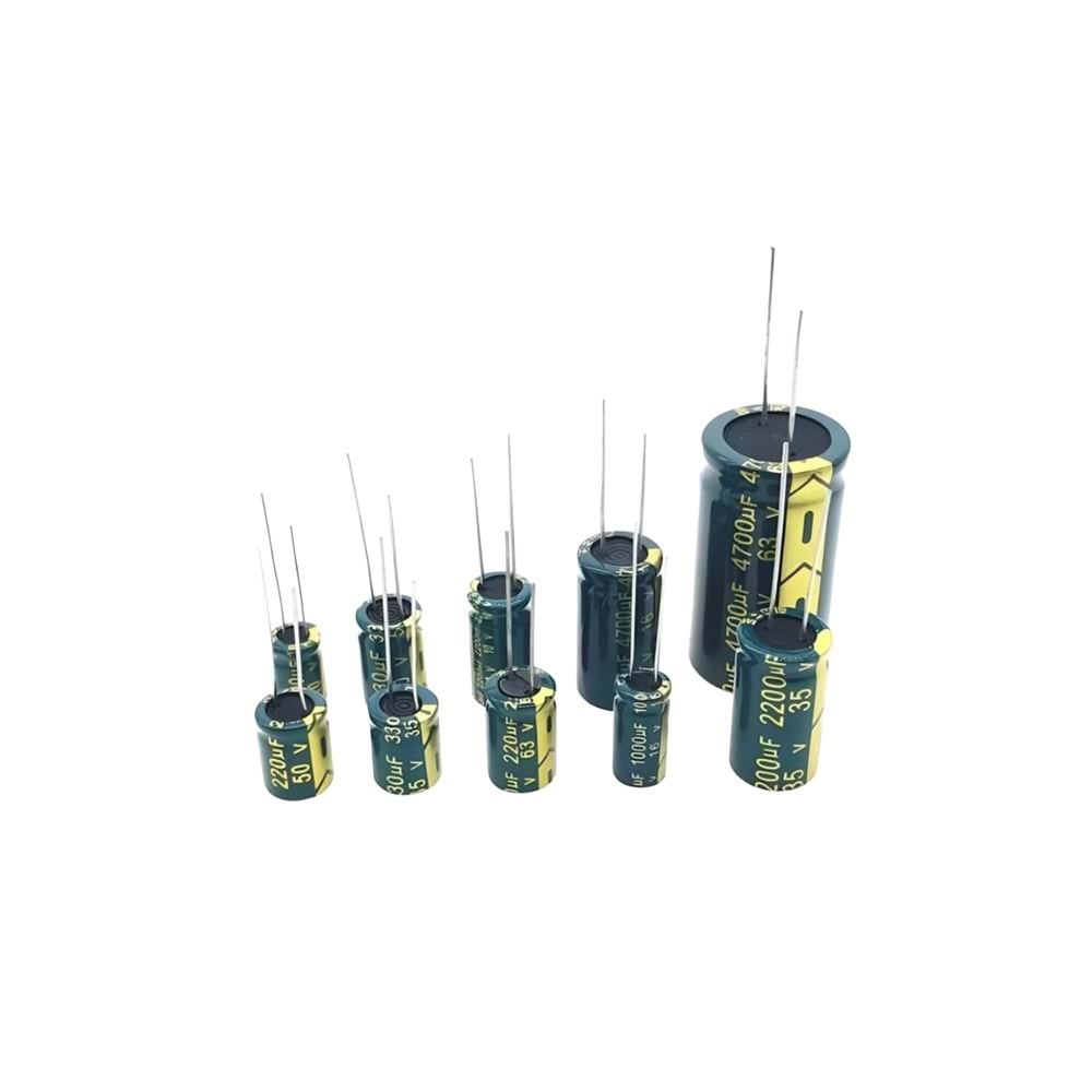 220uF 10 Volt Kondansatör, Kapasitör