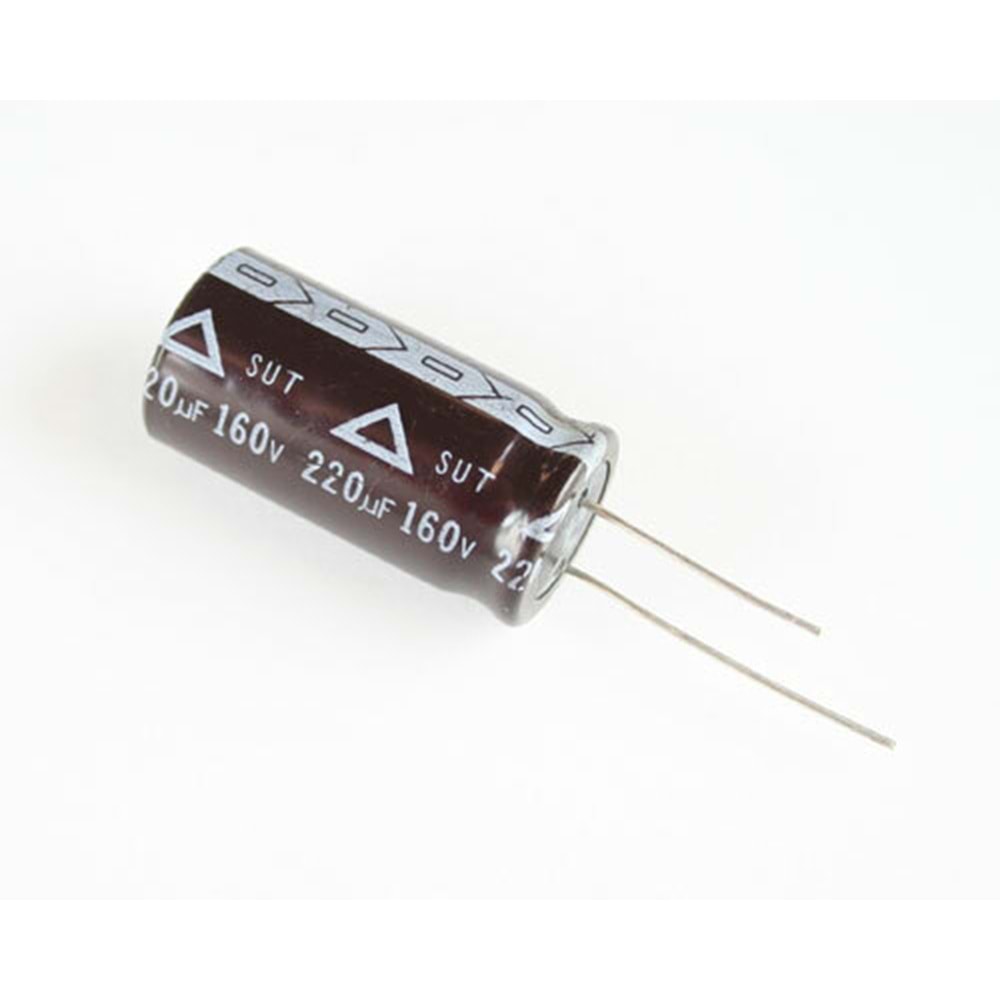 220uF 160 Volt Kondansatör Tel Bacak 16X30mm