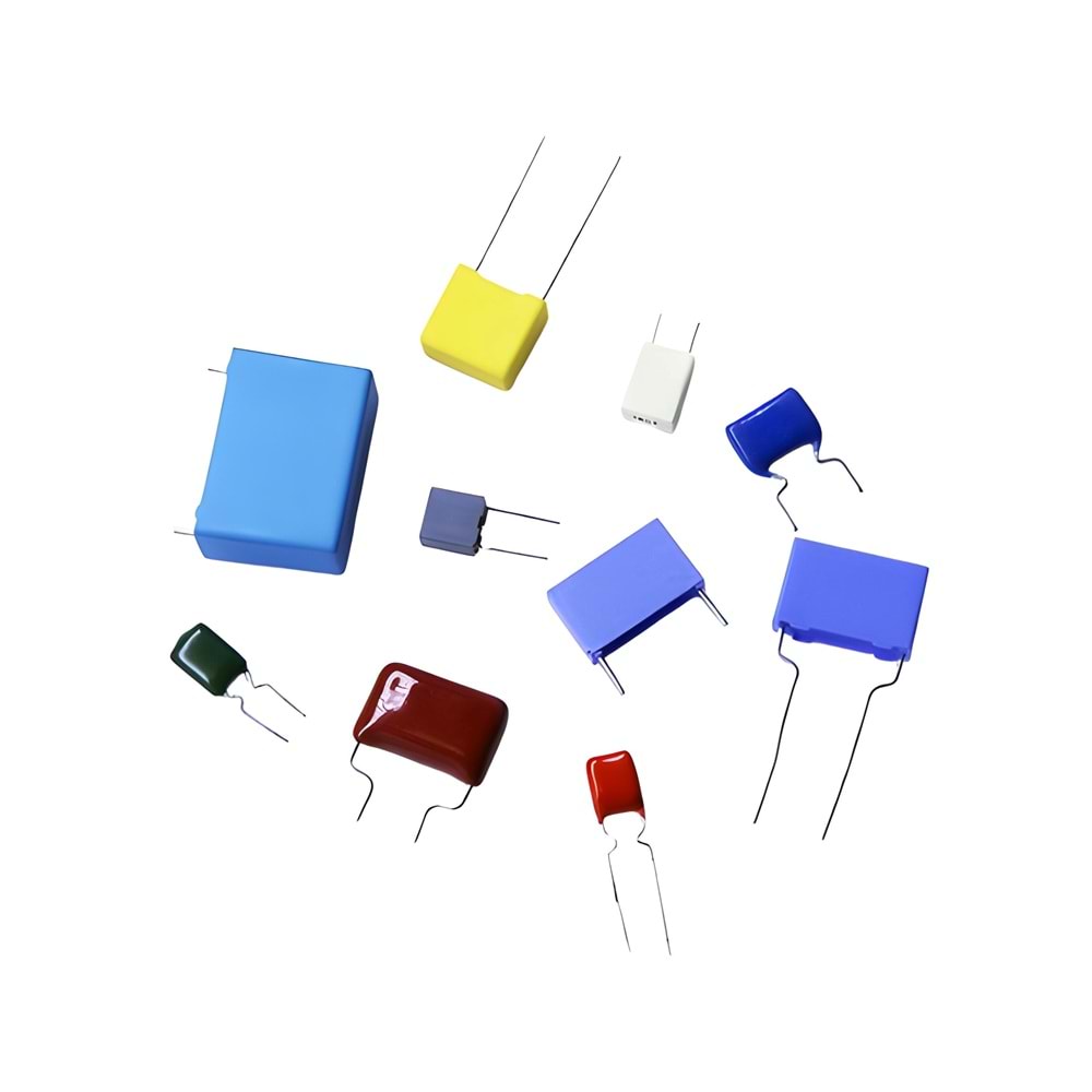 100nf 1250 Volt Kondansatör, Kapasitör Kısa Bacak 14x40x25mm 0.1uf 1250v