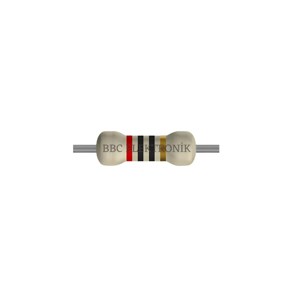 20 Ohm 1/4 Watt Direnç - Resistor, 20R