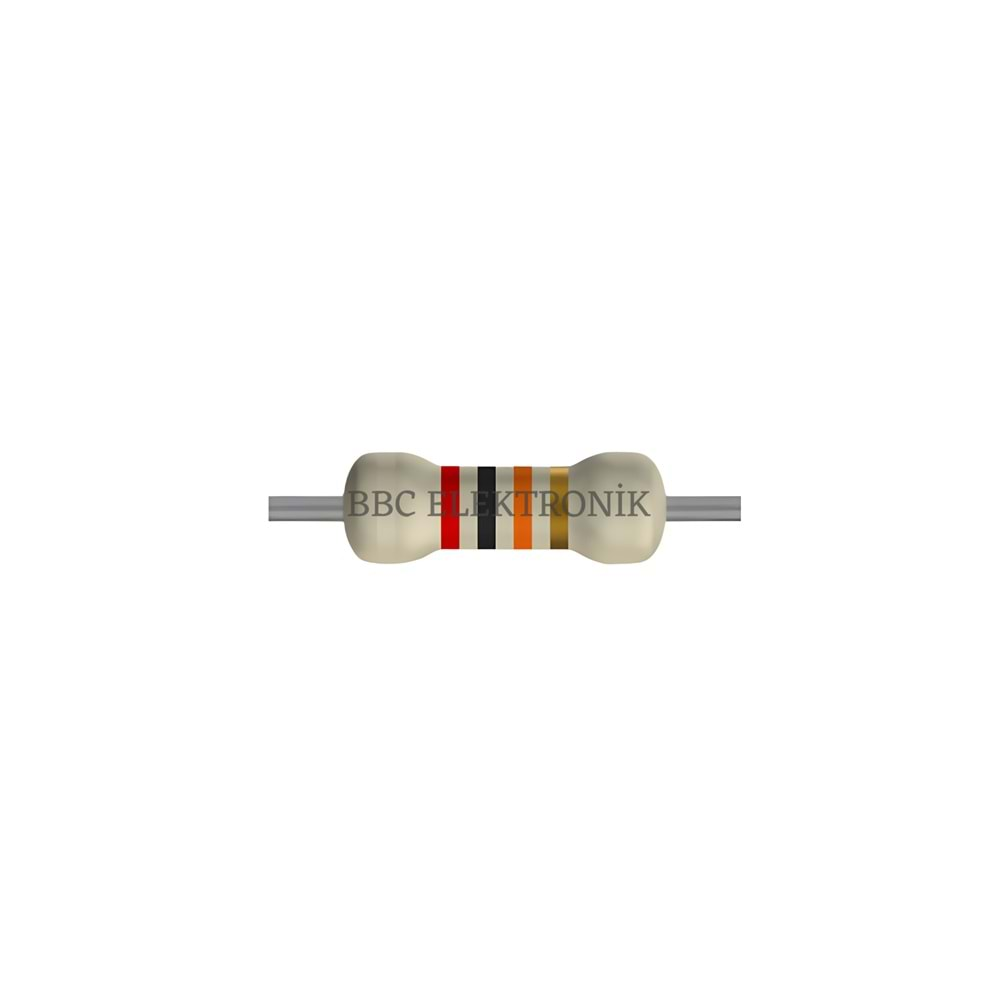 20 KOhm 1/4 Watt Direnç - Resistor, 22K