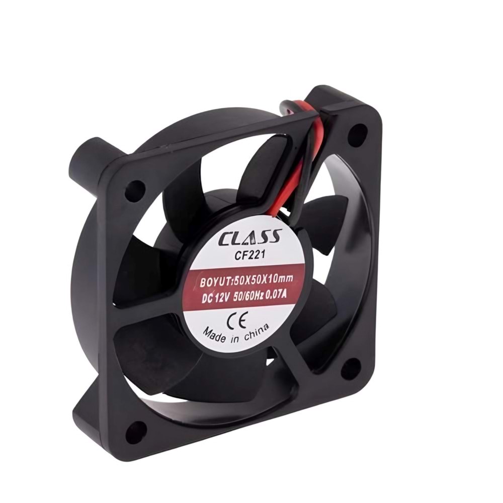 Fan 50X50X10 DC 12 Volt 2 Pin Class