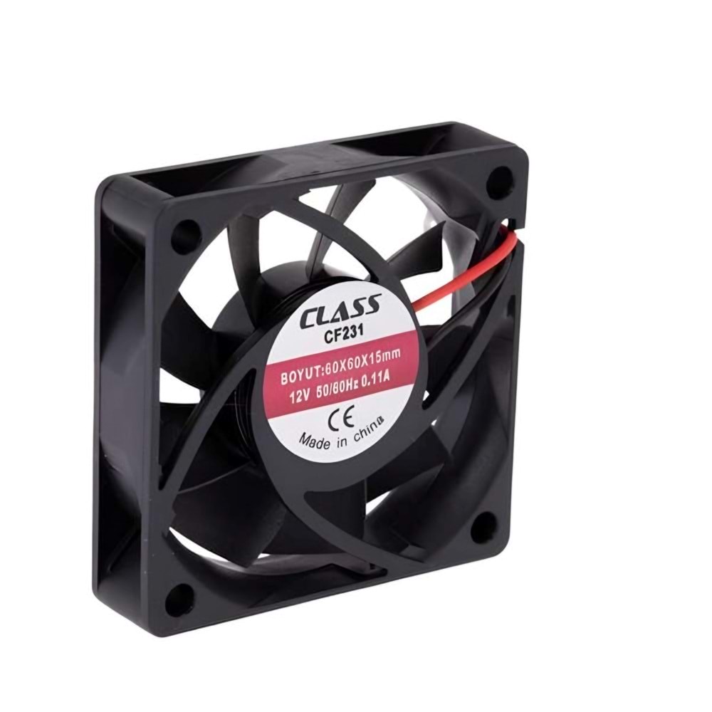 Fan 60X60X15 DC 24 Volt 2 Pin Class