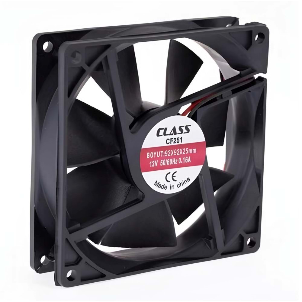 Fan 90X90X25 DC 24 Volt 2 Pin Class